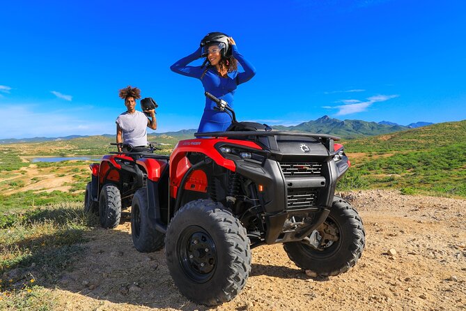 UTV, Free Horseback Ride, and Sky Bike Adventure Combo - Double ATV Driving in the Baja Dry Creeks and Desert Canyons