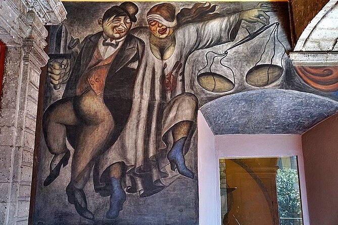 Walking Tour - Impressive murals in Historical Center of Mexico City - Stop 3: Palacio de Bellas Artes murals on Juárez Avenue