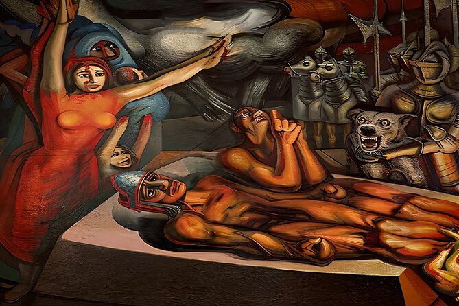 Walking Tour - Impressive murals in Historical Center of Mexico City - How the guide turns murals into meaning