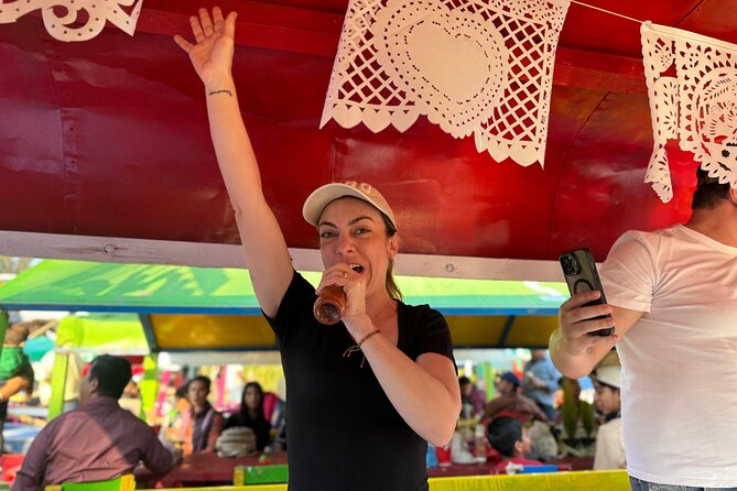 Xochimilco All Inclusive Experience Tequila and Mezcal with Culture - Stop 2: Meztli.x Island Stop with Pulque and Edible Insects