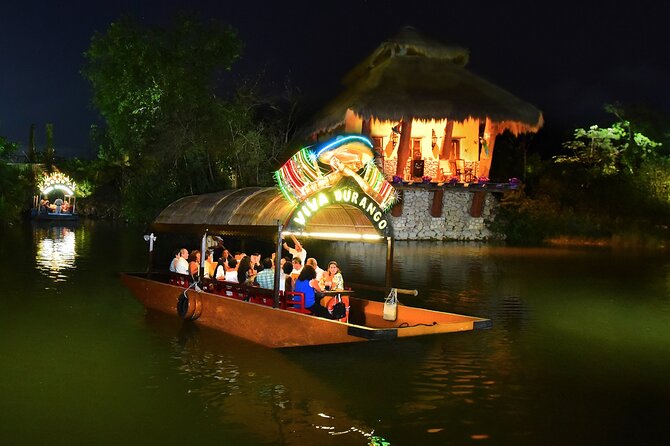 Xoximilco: Boat Fiesta Tour, Tasting, Tequila Bar and Transport - Stops inside the park: games, dancing, and why the flow is timed
